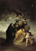 Francisco Goya The Spell oil painting on canvas